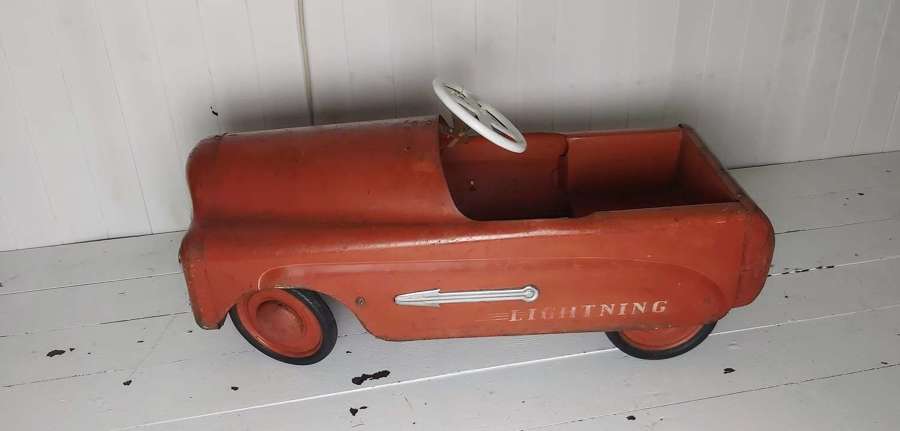 1950's Triang "lightning" pedal car