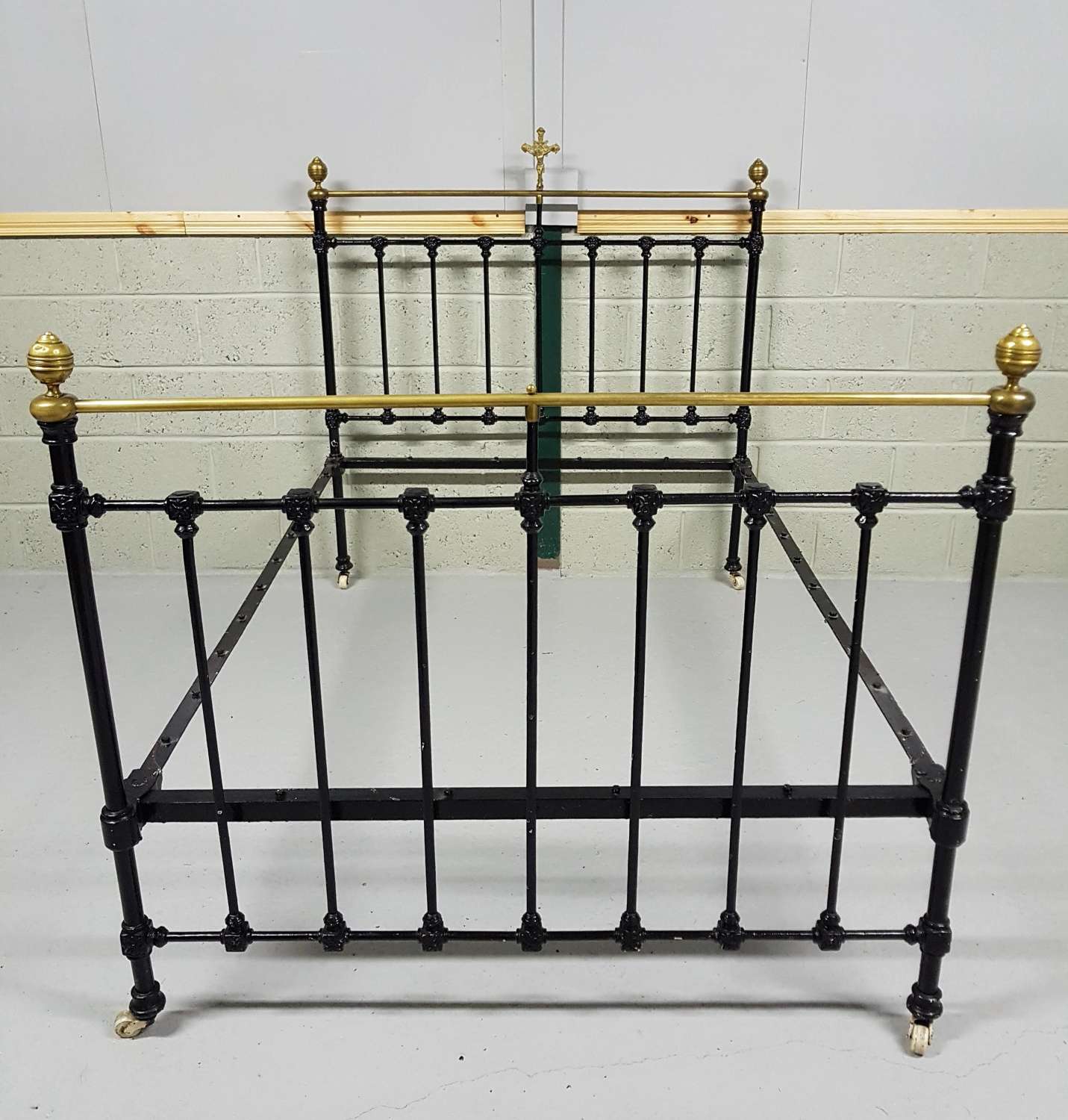 Victorian cast iron bed