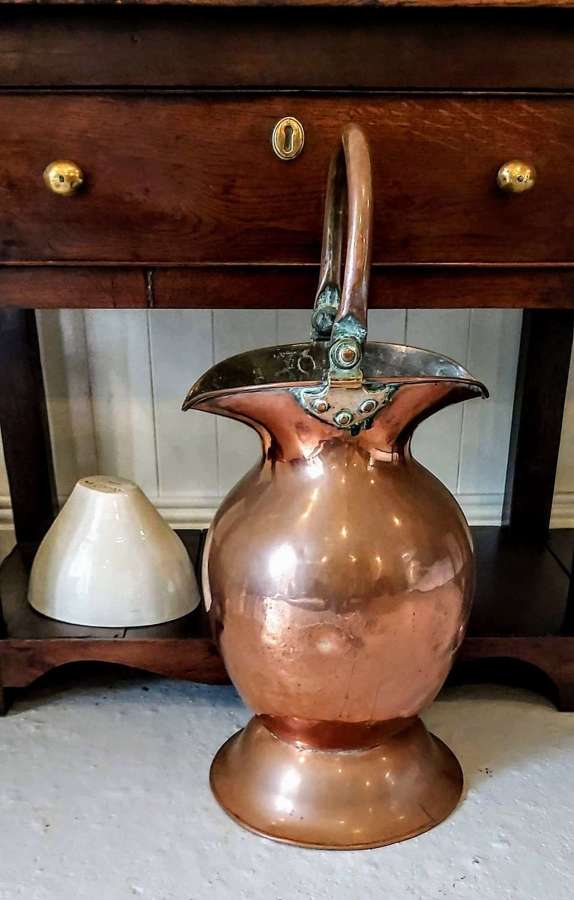 Antique Copper Vessel with double spout