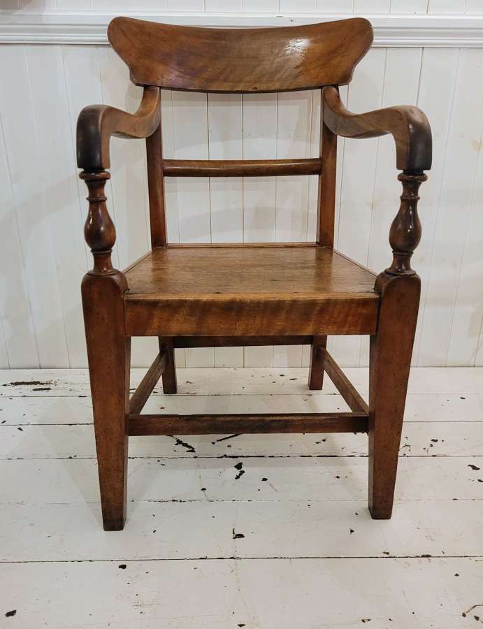 Georgian bar back armchair