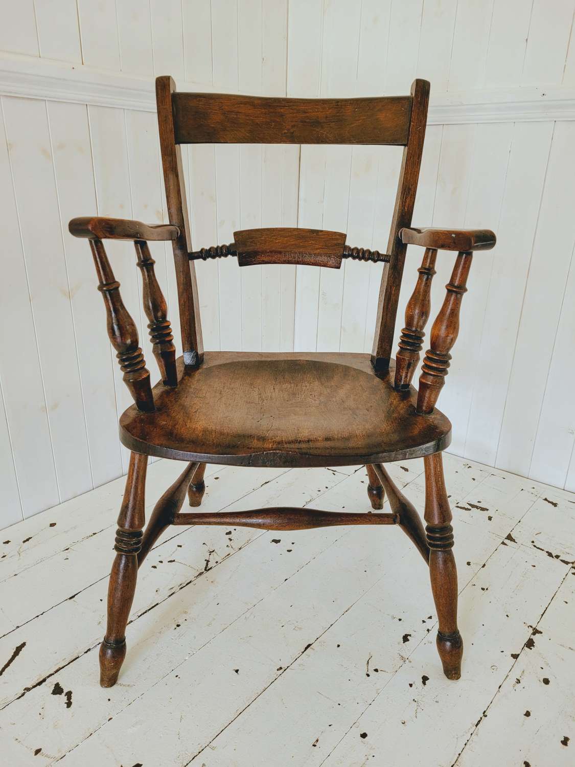19th century Windsor bar back armchair