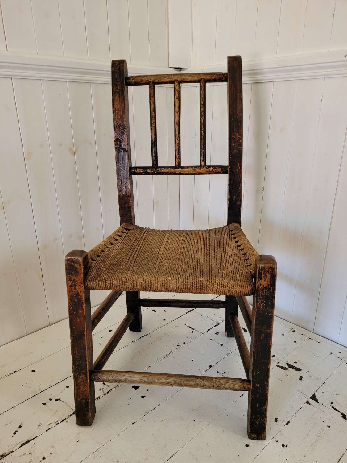 19th century Irish Sugan chair
