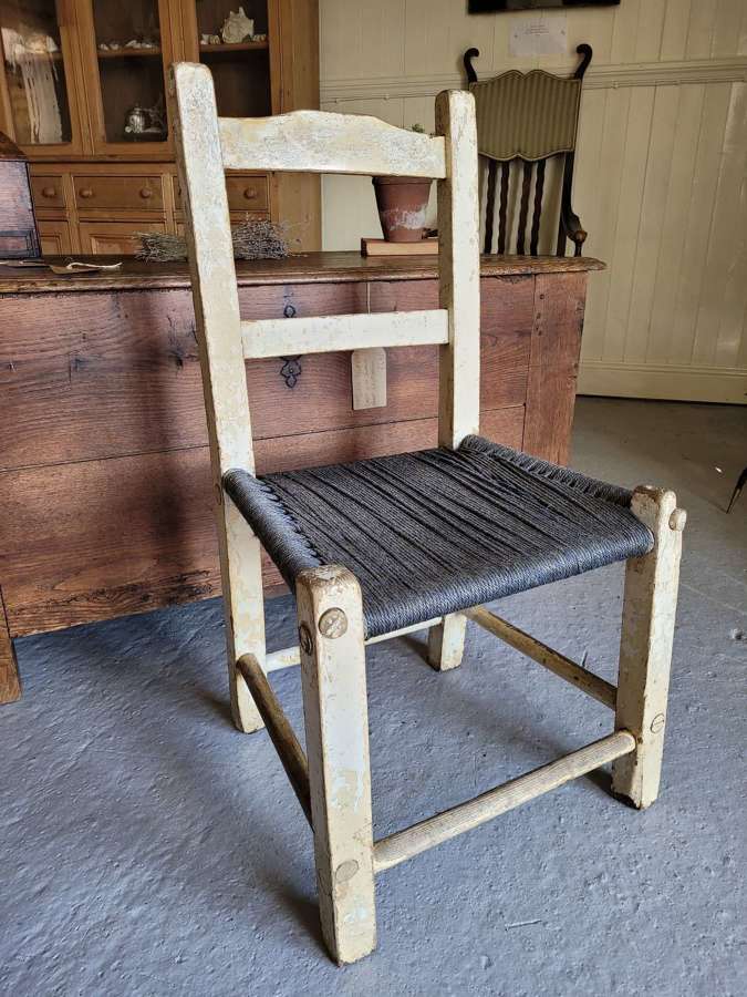 19th century Irish Sugan chair