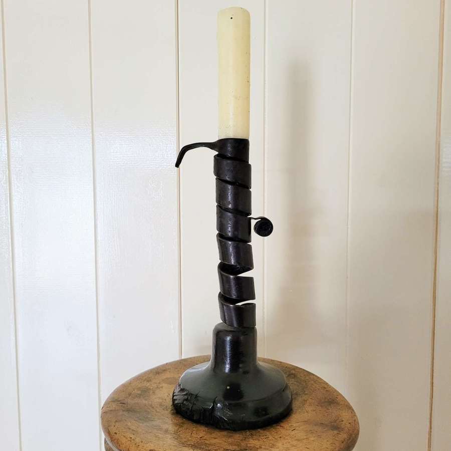 Early 19th century French wine cellar candlestick