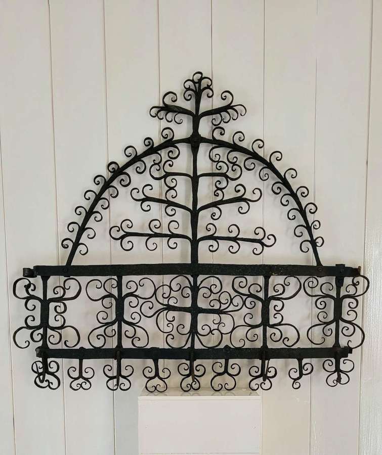 French 18th Century Wrought Iron Archelle