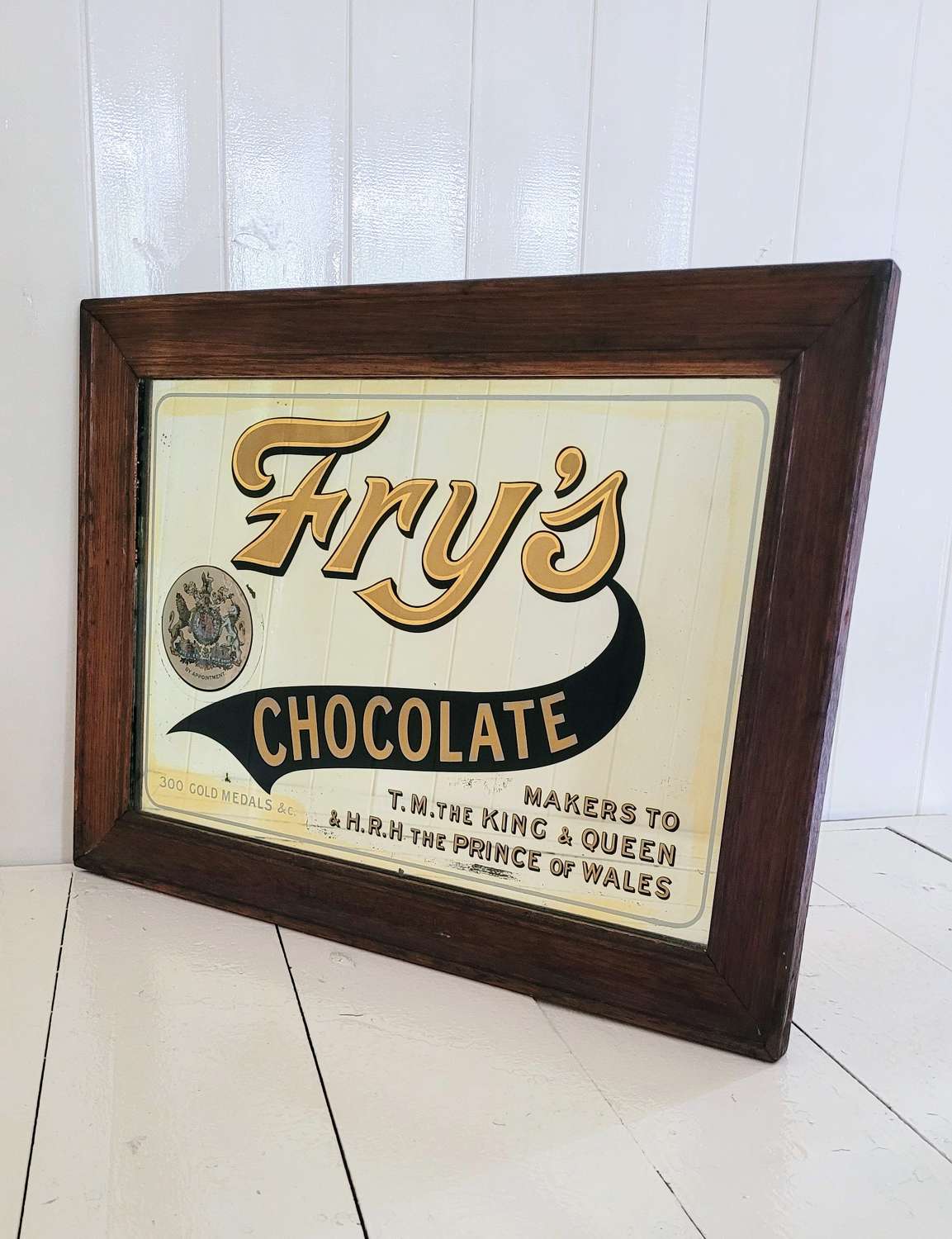 Early 20th century Fry's advertising Mirror