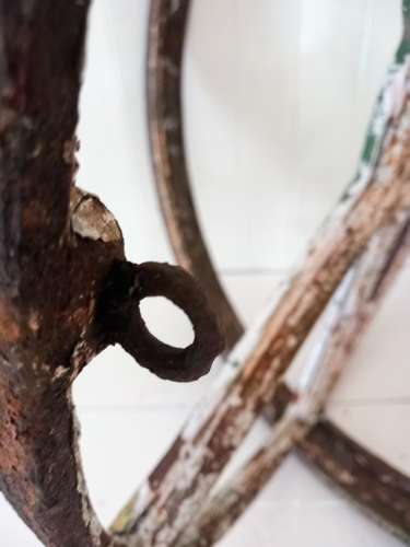 Early 19th century Cast Iron Circular Bullseye Window
