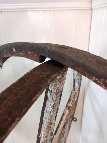Early 19th century Cast Iron Circular Bullseye Window