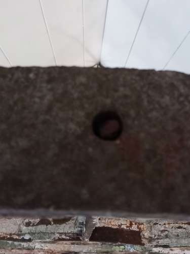 Early 19th century Cast Iron Circular Bullseye Window