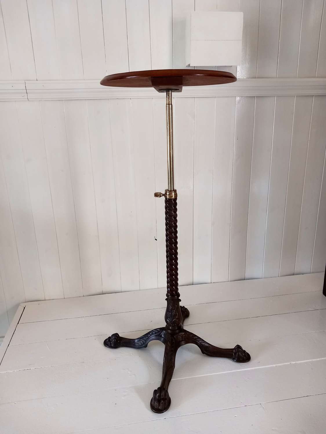 19th Century William Tonks Faux Bois Adjustable Side Table