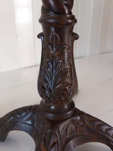 19th Century William Tonks Faux Bois Adjustable Wine Table