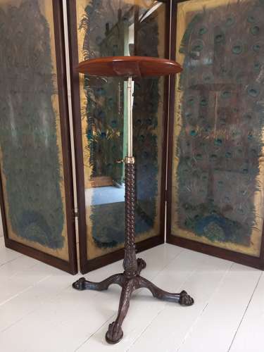 19th Century William Tonks Faux Bois Adjustable Wine Table