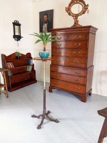 19th Century William Tonks Faux Bois Adjustable Wine Table