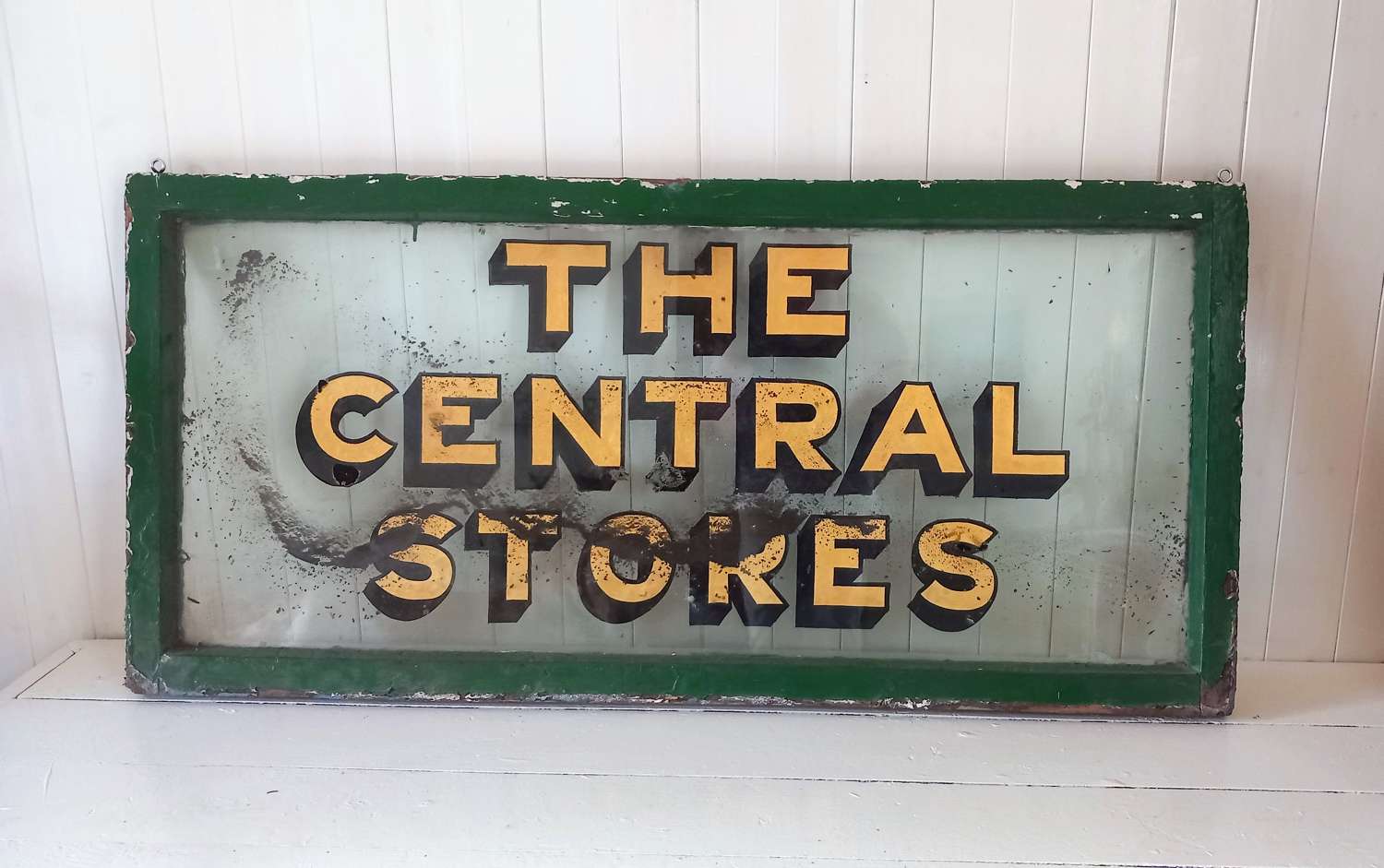 Early 20th Century reverse painted sign 