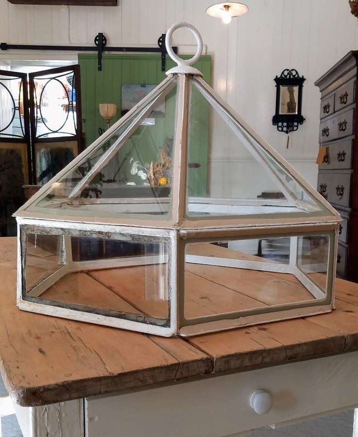 19th Century Hexagonal Garden Cloche