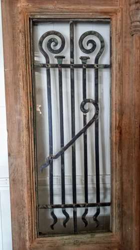 A pair of 19th Century French Pine Doors