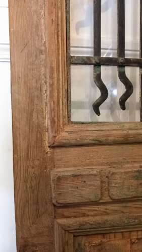 A pair of 19th Century French Pine Doors