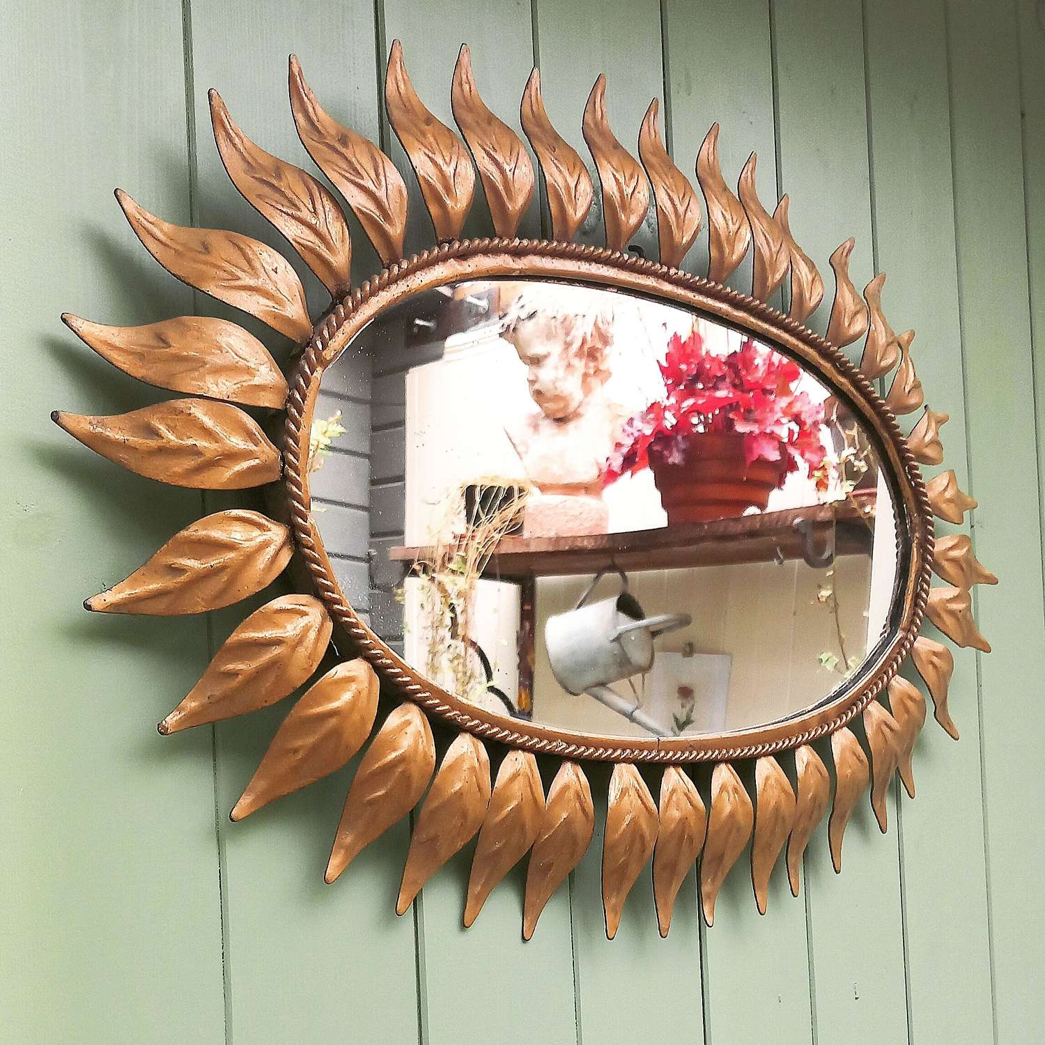 Mid 20th century Spanish Sunburst Mirror