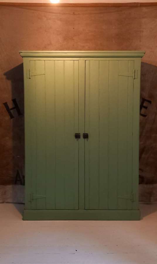 Early 20th Century painted pine Larder