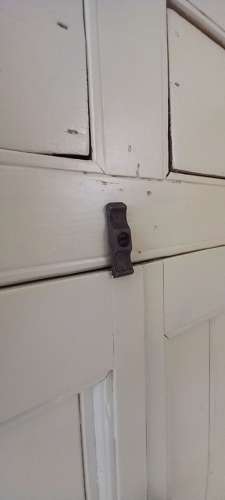 19th Century painted pine Kitchen Cupboard