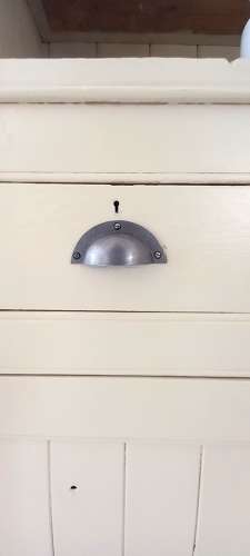 19th Century painted pine Kitchen Cupboard