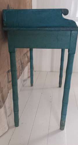 Original Painted Regency Pine Faux Bamboo Washstand