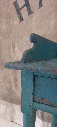 Original Painted Regency Pine Faux Bamboo Washstand