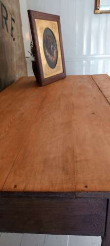 19th Century Pine Drop Flap Kitchen or Prep Table