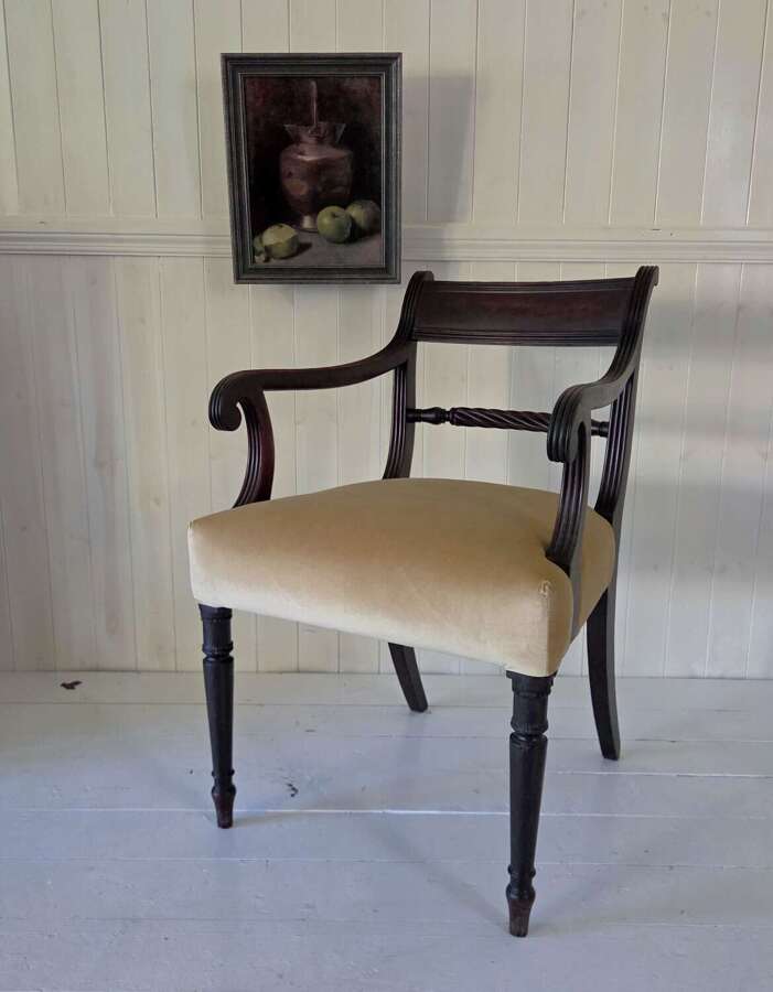 Antique Regency period Mahogany Armchair c1820