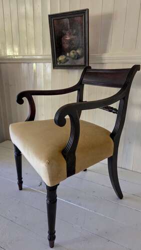 Antique Regency period Mahogany Armchair c1820