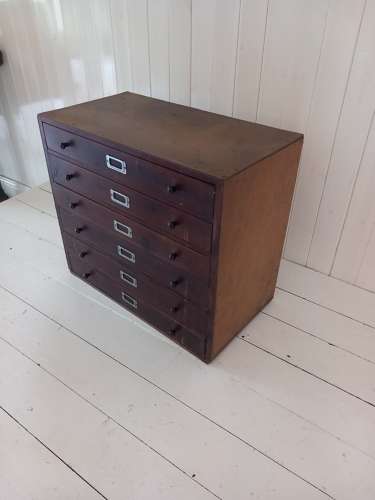 1920s Bank of six drawers