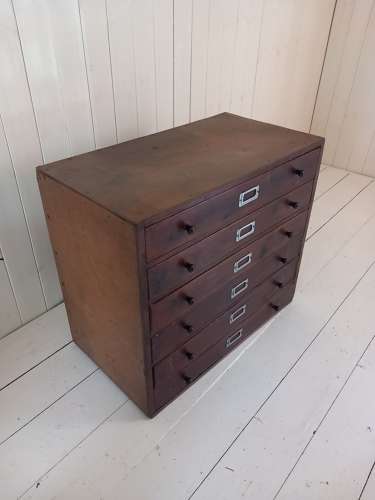1920s Bank of six drawers