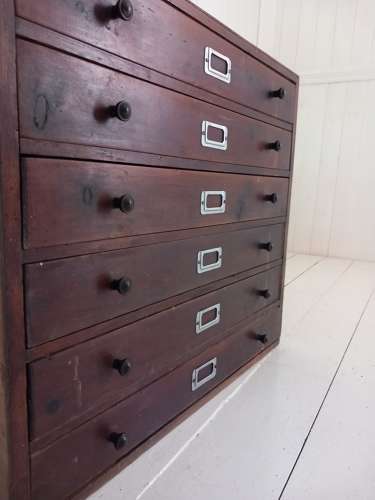1920s Bank of six drawers