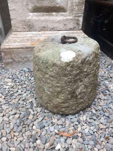 Ancient Irish Limestone Tethering stone