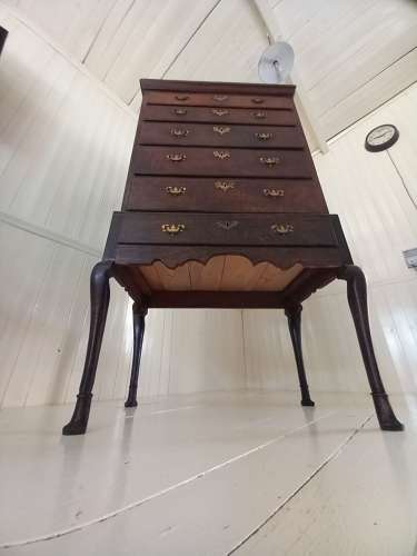 Early 18th Century Irish Oak Chest on Stand