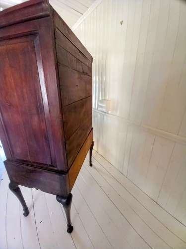 Early 18th Century Irish Oak Chest on Stand
