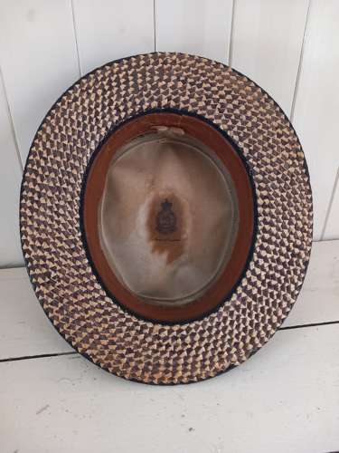 1920s Straw Boater Hat