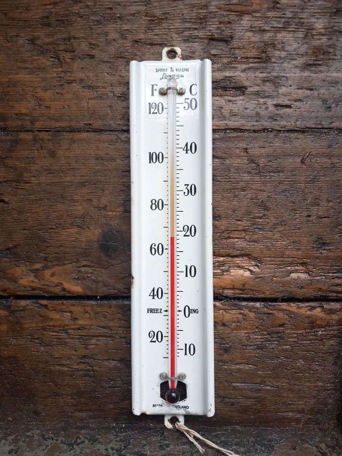Early 20th Century Short&Mason Greenhouse Thermometer