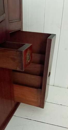 19th Century Mahogany Shop Counter Clerks Desk