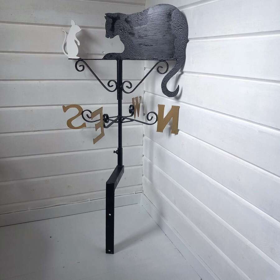 Mid 20th Century Cat and Mouse Weathervane