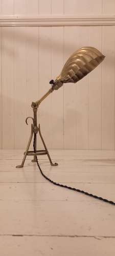 Original c1900 WAS Benson brass Pullman Lamp