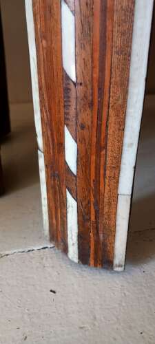 Late 19th Century Ottoman Parquetry Walnut Side Table