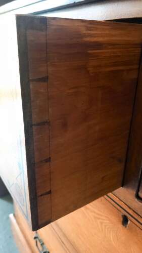 C1900 Aesthetic movement Ash chest of drawers