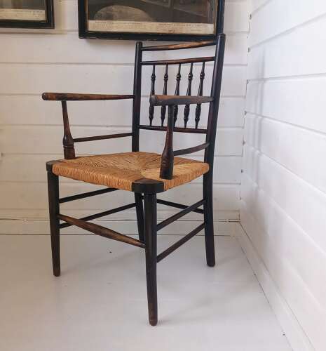 19th Century Arts and Crafts Sussex Chair