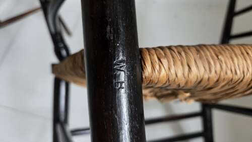 19th Century ebonised Arts & Crafts Sussex Chair