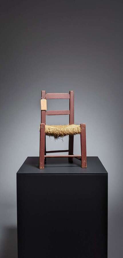 19th Century Irish Sugan Chair
