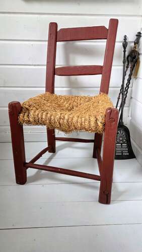 19th Century Irish Sugan Chair