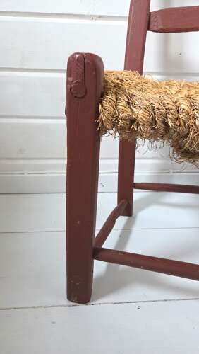 19th Century Irish Sugan Chair