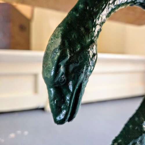 Late 19th Century Serpent Garden Bench
