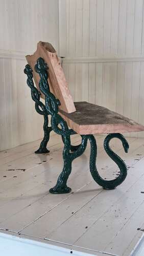 Late 19th Century Serpent Garden Bench